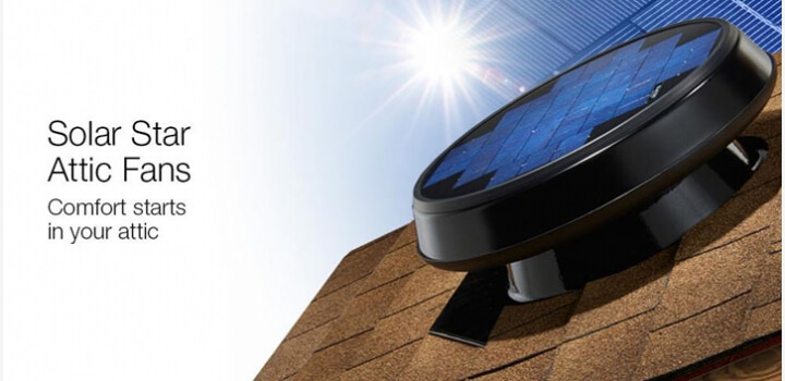 Solar Star Attic Fans - Comfort Starts in your Attic