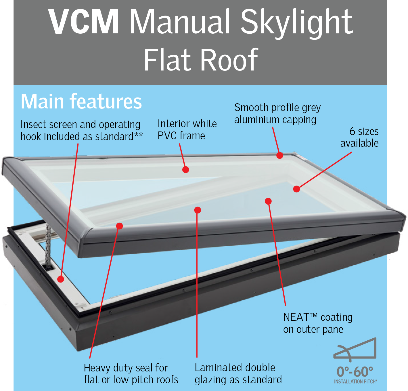 VCM-Manual-Skylight-Flat-Roof
