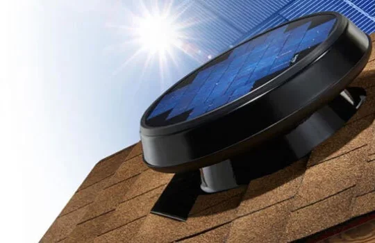 solar roof ventilation